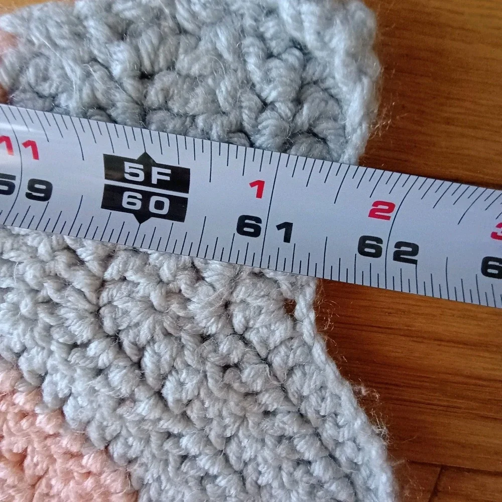 Handmade Granny Afghan Chevron‎ Throw Blanket 61.5 x 47.5 Multicolor